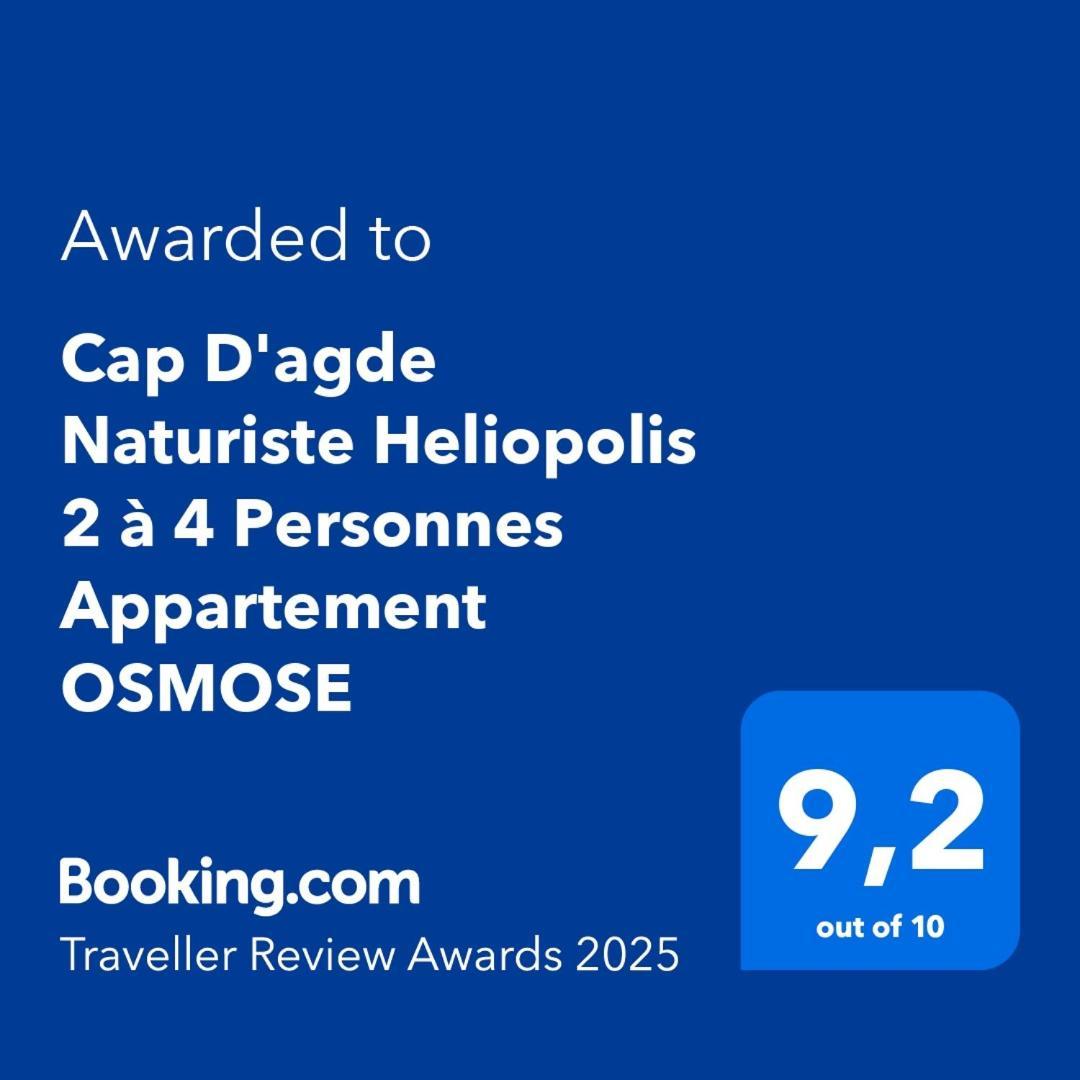Cap D'Agde Naturiste Heliopolis 2 A 4 Personnes Appartement Osmose Εξωτερικό φωτογραφία